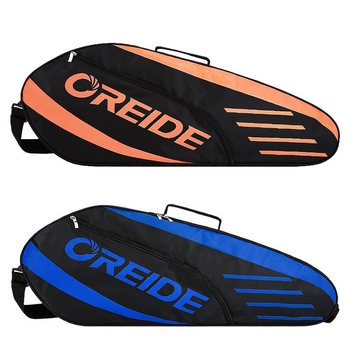 Oreide badminton- és tenisz ütőtáska váll- vagy keresztpánttal – Oxford anyag, poliészter külső, nyomtatott logó, felnőtteknek