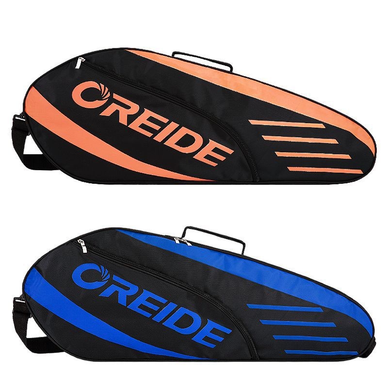 Oreide badminton- és tenisz ütőtáska váll- vagy keresztpánttal – Oxford anyag, poliészter külső, nyomtatott logó, felnőtteknek