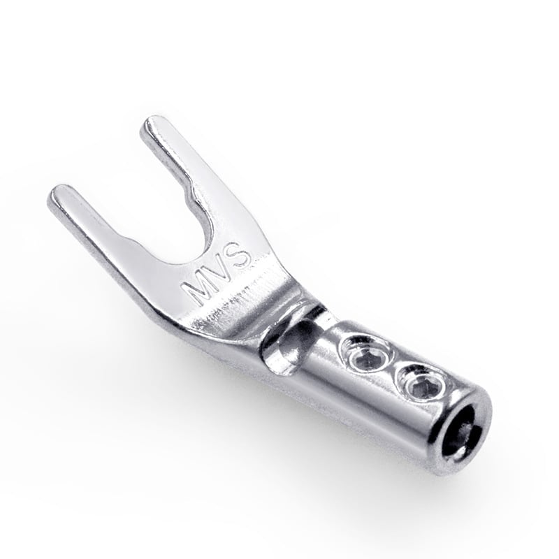 Y típusú audio csatlakozó réz-arany bevonattal, forrasztásmentes terminállal a hangszóró-kábelhez — márka Mvs/Magic, működési hőmérséklet -20…80°C, audio/videó csatlakozó