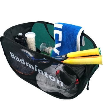 Yinci badminton/tenisz táska, 4 rekesz, hálós és összecsukható, lélegző AL1010732230