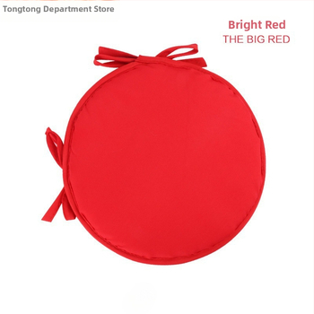 Podsedák na stoličku – kruhový textilný podsedák, polyester, jednofarebný vzor, pre reštaurácie/kancelárie, moderný jednoduchý štýl