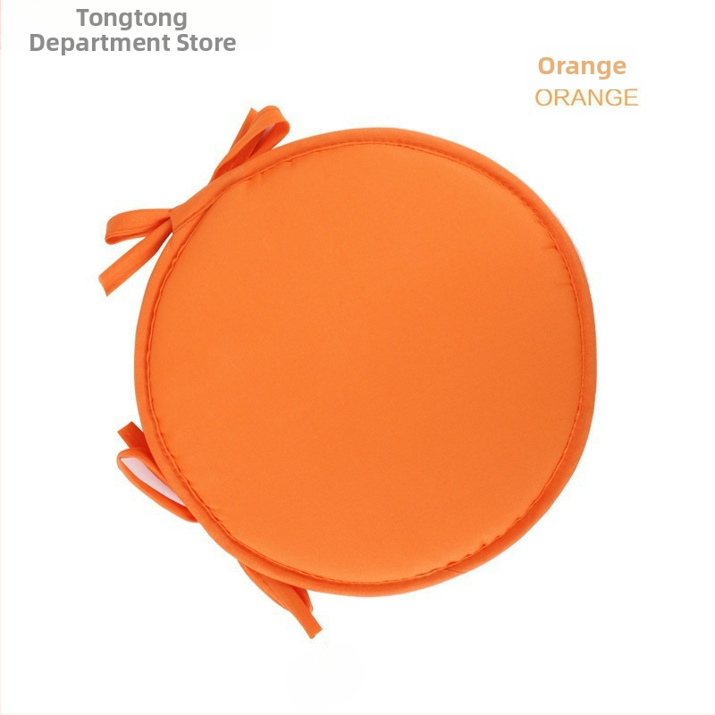 Podsedák na stoličku – kruhový textilný podsedák, polyester, jednofarebný vzor, pre reštaurácie/kancelárie, moderný jednoduchý štýl