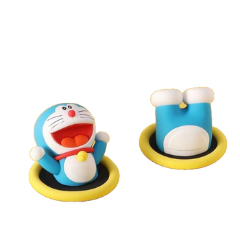 Автомобилен интериорен 3D декор с котка и мечка — PVC, карикатурен стил, марка Ziqi, код Zq-ddm1