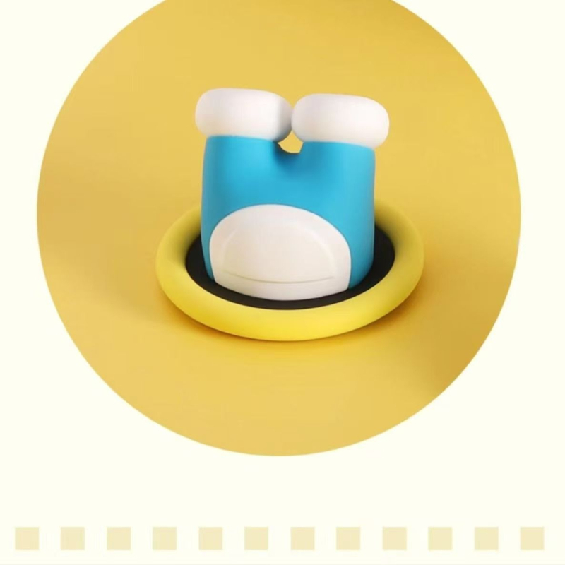 Автомобилен интериорен 3D декор с котка и мечка — PVC, карикатурен стил, марка Ziqi, код Zq-ddm1