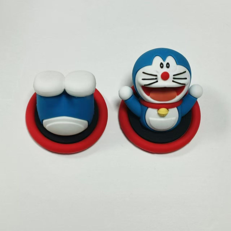 Автомобилен интериорен 3D декор с котка и мечка — PVC, карикатурен стил, марка Ziqi, код Zq-ddm1