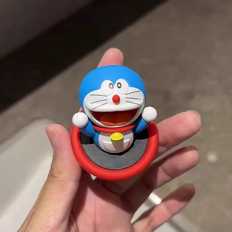 Автомобилен интериорен 3D декор с котка и мечка — PVC, карикатурен стил, марка Ziqi, код Zq-ddm1