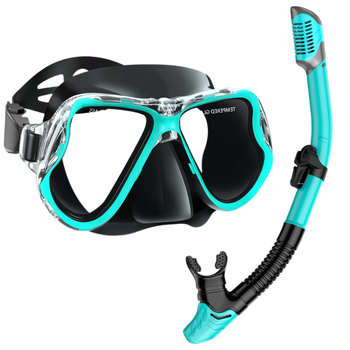 Set za ronjenje: maska za ronjenje i snorkel, PC + silikon, Model 308, prelaz granica ekskluzivni izvor opskrbe, Certifikacija izvoza: kontaktirajte službu za korisnike