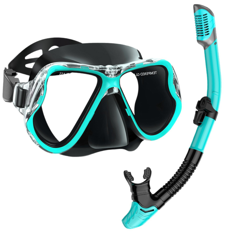 Set za ronjenje: maska za ronjenje i snorkel, PC + silikon, Model 308, prelaz granica ekskluzivni izvor opskrbe, Certifikacija izvoza: kontaktirajte službu za korisnike