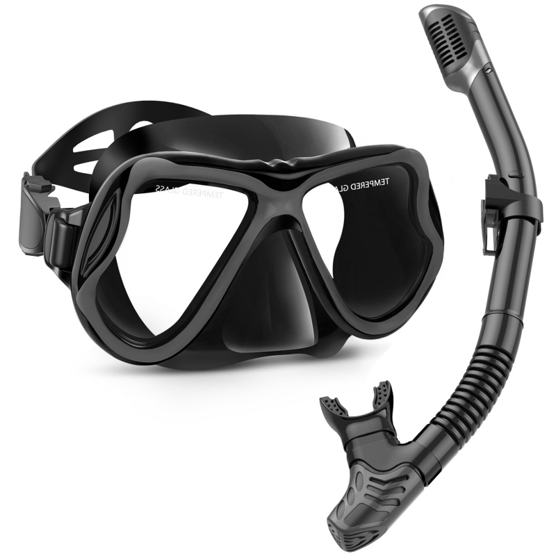 Set za ronjenje: maska za ronjenje i snorkel, PC + silikon, Model 308, prelaz granica ekskluzivni izvor opskrbe, Certifikacija izvoza: kontaktirajte službu za korisnike