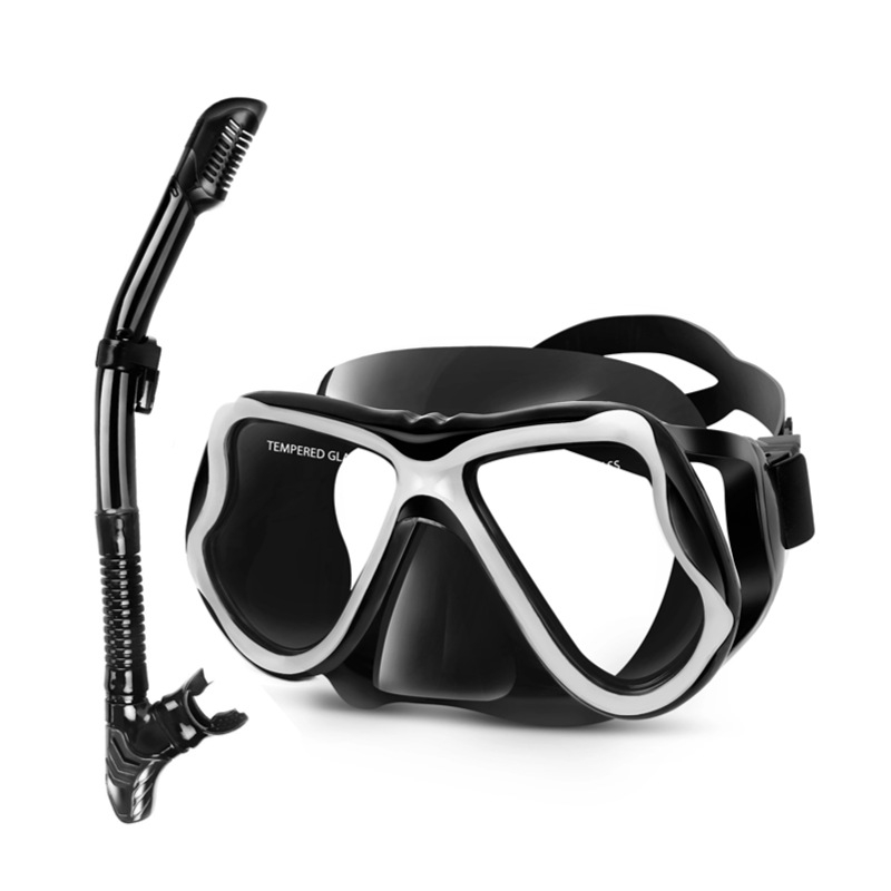 Set za ronjenje: maska za ronjenje i snorkel, PC + silikon, Model 308, prelaz granica ekskluzivni izvor opskrbe, Certifikacija izvoza: kontaktirajte službu za korisnike