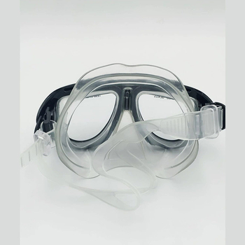 Snorkeling set s maskom za ronjenje i dihalnom cijevi, PVC materijal, Lips S & D, prozirne podvodne leće