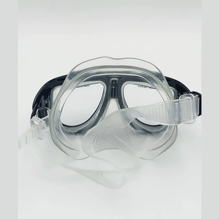 Snorkeling set s maskom za ronjenje i dihalnom cijevi, PVC materijal, Lips S & D, prozirne podvodne leće
