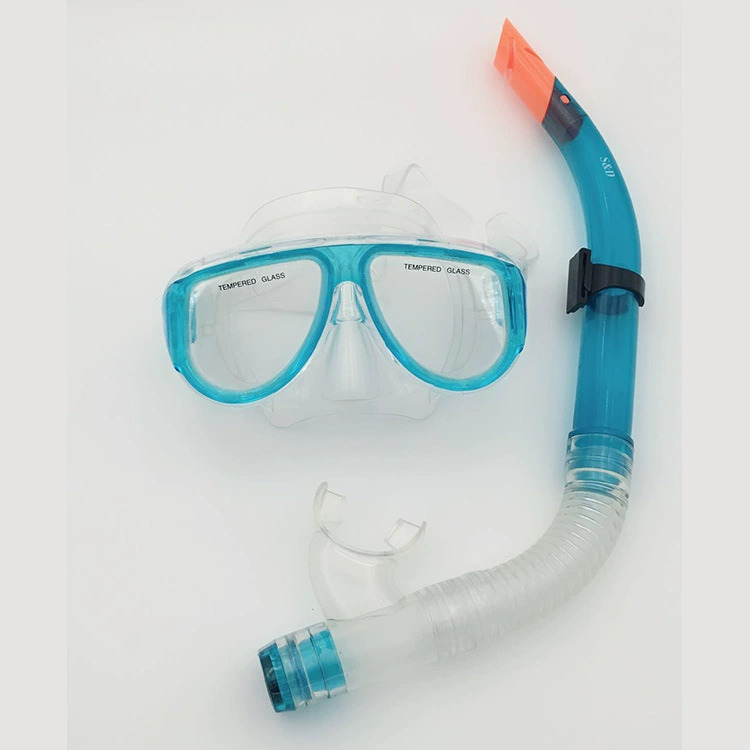 Snorkeling set s maskom za ronjenje i dihalnom cijevi, PVC materijal, Lips S & D, prozirne podvodne leće