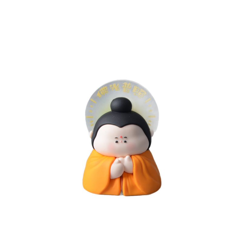 Karikaturna smolna statua Amitabha Buda i Guanyin za unutarnju dekoraciju automobila