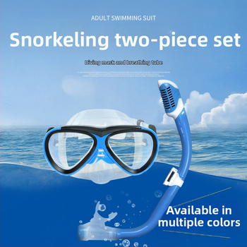 Deti silikónové potápačské okuláry so suchým šnorklom