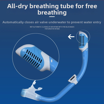 Deti silikónové potápačské okuláry so suchým šnorklom