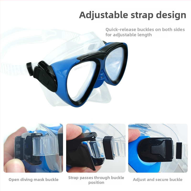 Deti silikónové potápačské okuláry so suchým šnorklom