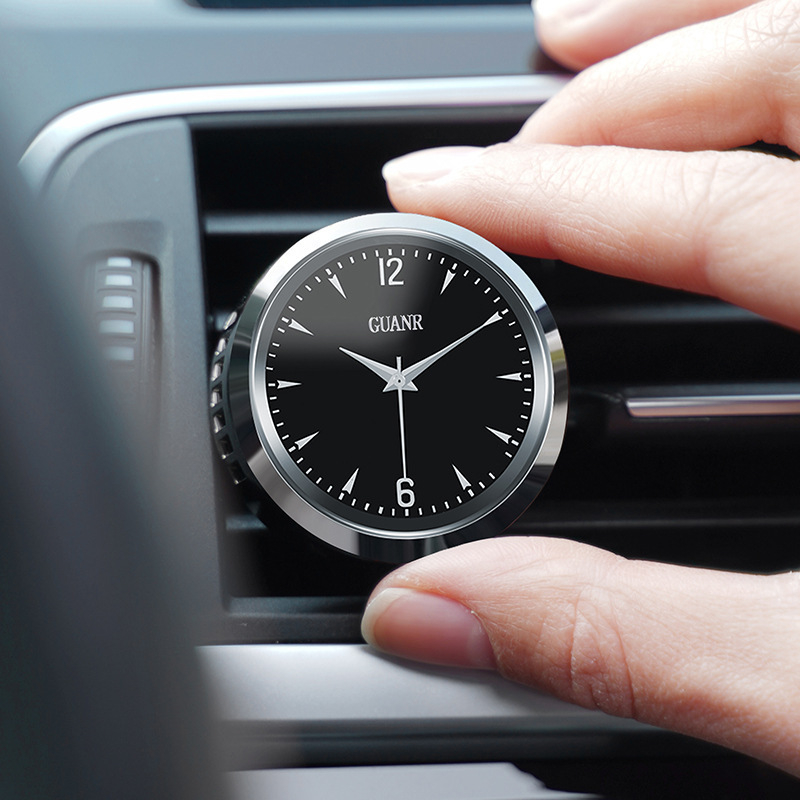 Novi luksuzni difuzor mirisa za automobil, u obliku sata za ventilaciju, lagani miris, dekorativni unutarnji dodatak