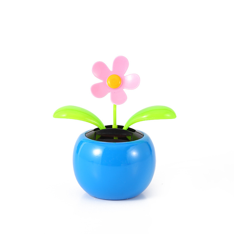 Автомобилна декорация за интериор със слънчоглед и ябълково цвете, пластмасова, карикатурен стил, марка Xinhui