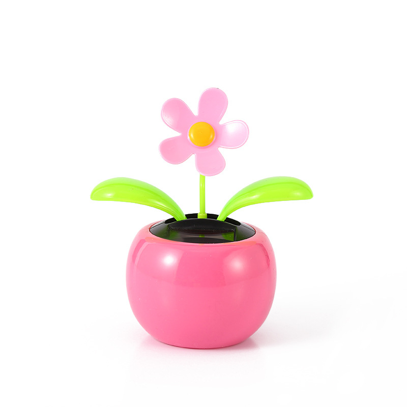 Автомобилна декорация за интериор със слънчоглед и ябълково цвете, пластмасова, карикатурен стил, марка Xinhui