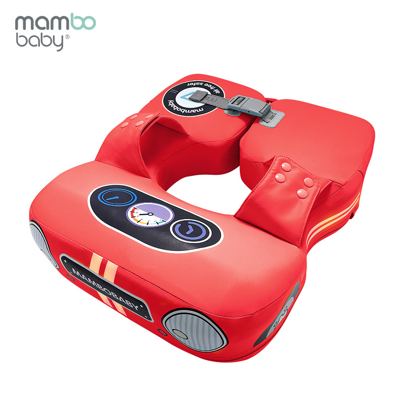 Mambobaby dječji plivački prsten — PU tkanina navlaka + Pearl Foam unutrašnjost, za plivanje