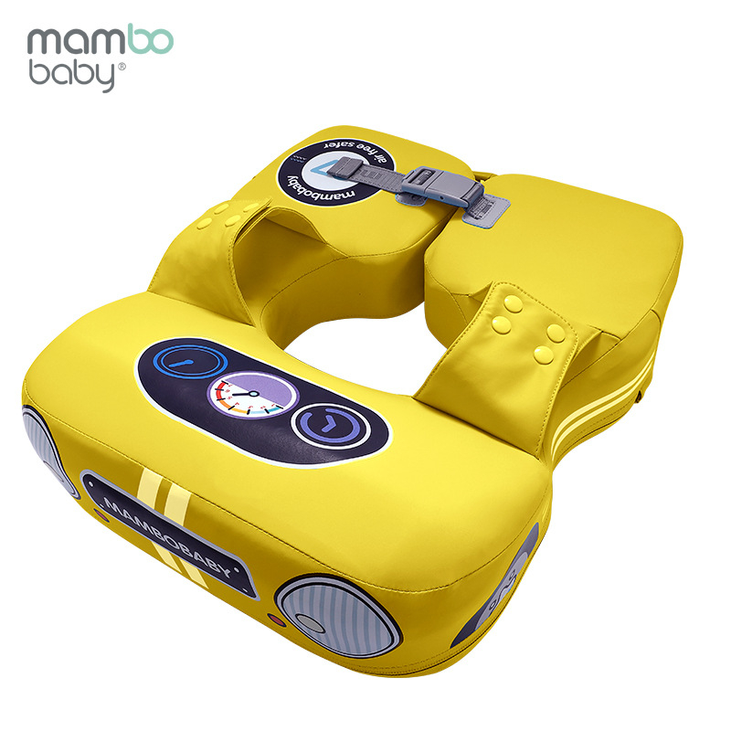 Mambobaby dječji plivački prsten — PU tkanina navlaka + Pearl Foam unutrašnjost, za plivanje