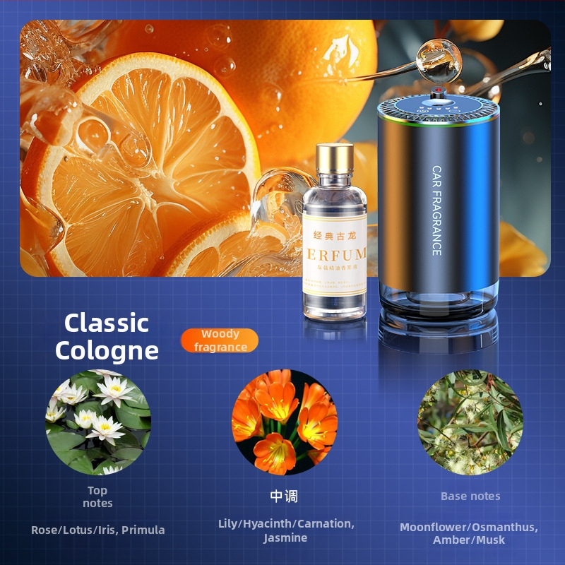 Star Angel Automobilski difuzor aromaterapije – cvjetni miris, 50–100 ml, 31–60 dana, Funkcije: dekoracija i uklanjanje mirisa