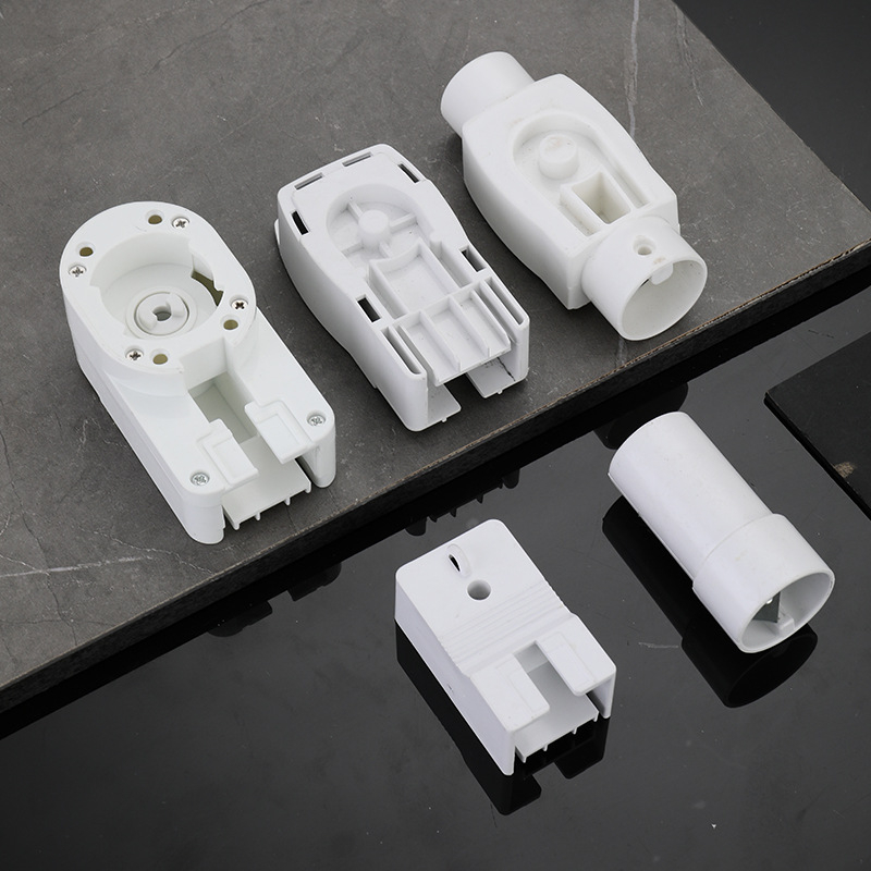 Elektromos függöny sín kiegészítők – függő kerék, műanyag kivitel, fém-plasztik alkatrészek, kompatibilis a függesztési típusú függönyökkel, modern minimalista stílus