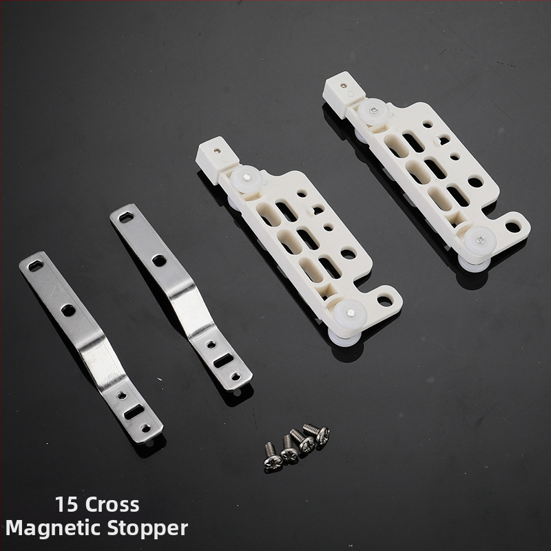 Elektrické príslušenstvo dráhy na závesy – visiaci koliesko, plastová konštrukcia, kovovo-plastové komponenty, kompatibilné s typom zavesenia, moderný minimalistický štýl