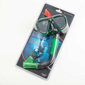 Γυαλιά κατάδυσης με ημι-ξηρό σωλήνα αναπνοής για ενήλικες, PC φακοί