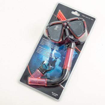 Γυαλιά κατάδυσης με ημι-ξηρό σωλήνα αναπνοής για ενήλικες, PC φακοί