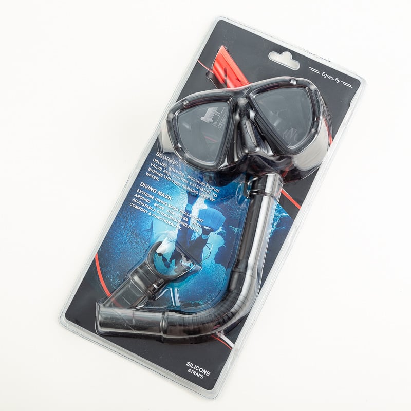 Γυαλιά κατάδυσης με ημι-ξηρό σωλήνα αναπνοής για ενήλικες, PC φακοί