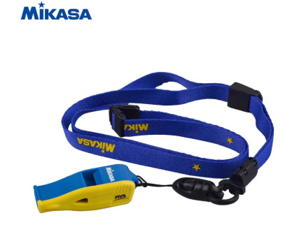 Mikasa píšťalka – Polyesterová píšťalka pre rozhodcov pre futbal, basketbal a volejbal (Balenie: 100 kusov)