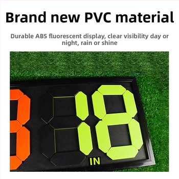 Ručná výmenná karta pre hráčov s obojstranným displejom, pre štyroch hráčov, PVC materiál