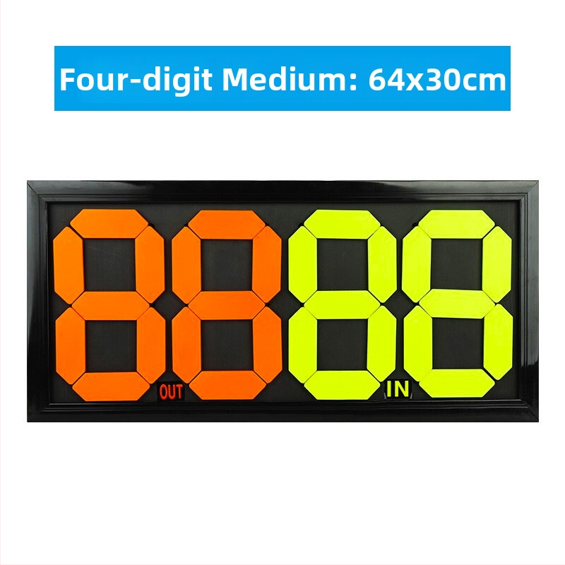 Ručná výmenná karta pre hráčov s obojstranným displejom, pre štyroch hráčov, PVC materiál