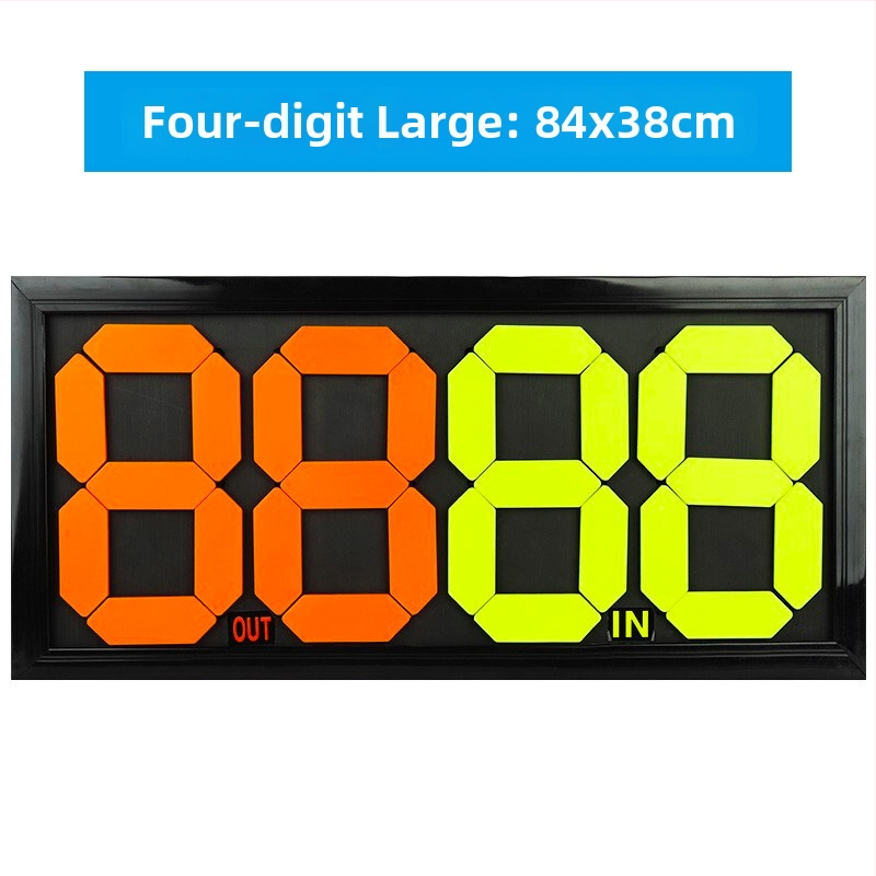 Ručná výmenná karta pre hráčov s obojstranným displejom, pre štyroch hráčov, PVC materiál