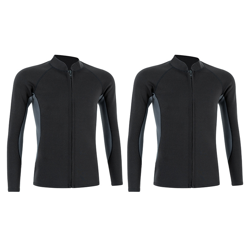 2 mm neoprenski diving top – kamuflažni uzorak, dugi rukavi, unisex, topao za ronjenje, plivanje i snorkeling