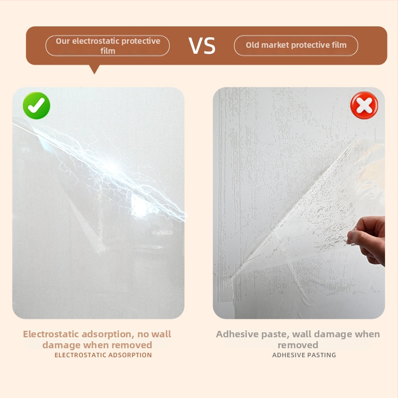 PP naljepnica za zid, vodootporna, 2 komada, jednobojni uzorak, dekorativni dizajn, moderni minimalistički stil