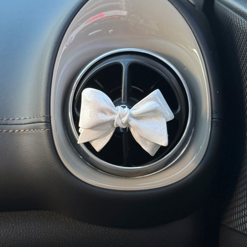 Tulip Bow auto difuzor za aromu, difuzijski kamen, klip za izlaz zraka, jasmin miris, sadržaj 5–10 ml, vrijeme isparavanja 31–60 dana