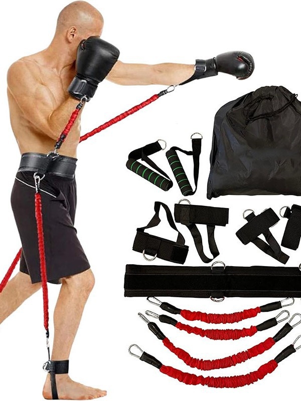 Hongyu bandă de rezistență – șnur de tracțiune, TPE/latex; antrenament de box, sărituri și agilitate pentru baschet; menținerea formei