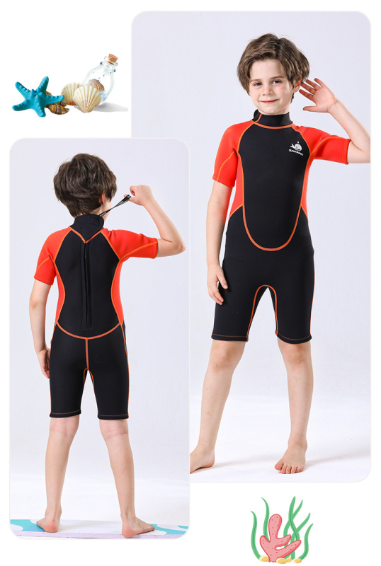 Dječji 2,5 mm SCR neopren wetsuit za ronjenje i plivanje, s visokouelastičnim najlonskim materijalom, za sve sezone