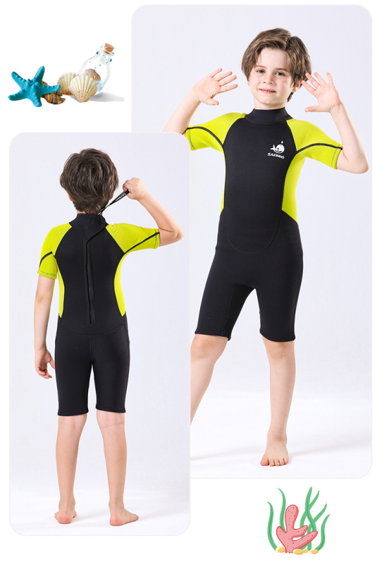 Dječji 2,5 mm SCR neopren wetsuit za ronjenje i plivanje, s visokouelastičnim najlonskim materijalom, za sve sezone