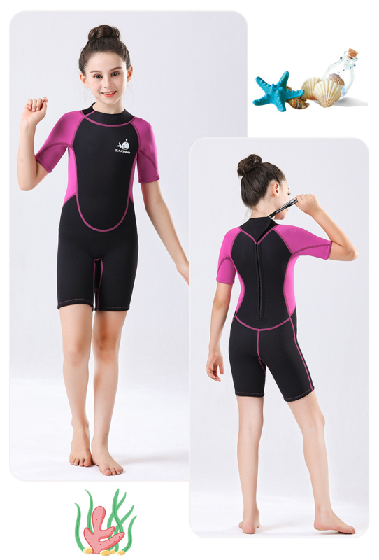 Dječji 2,5 mm SCR neopren wetsuit za ronjenje i plivanje, s visokouelastičnim najlonskim materijalom, za sve sezone