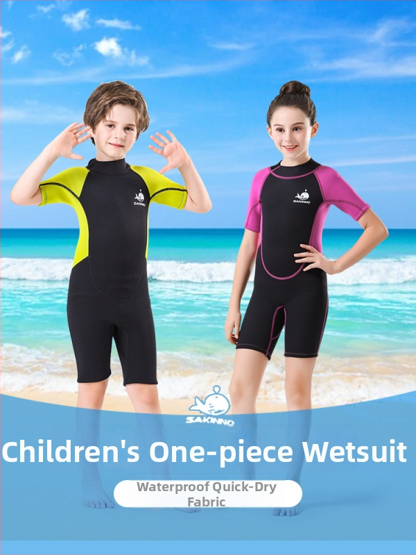 Dječji 2,5 mm SCR neopren wetsuit za ronjenje i plivanje, s visokouelastičnim najlonskim materijalom, za sve sezone