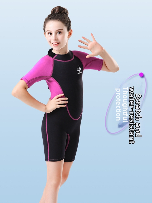 Dječji 2,5 mm SCR neopren wetsuit za ronjenje i plivanje, s visokouelastičnim najlonskim materijalom, za sve sezone
