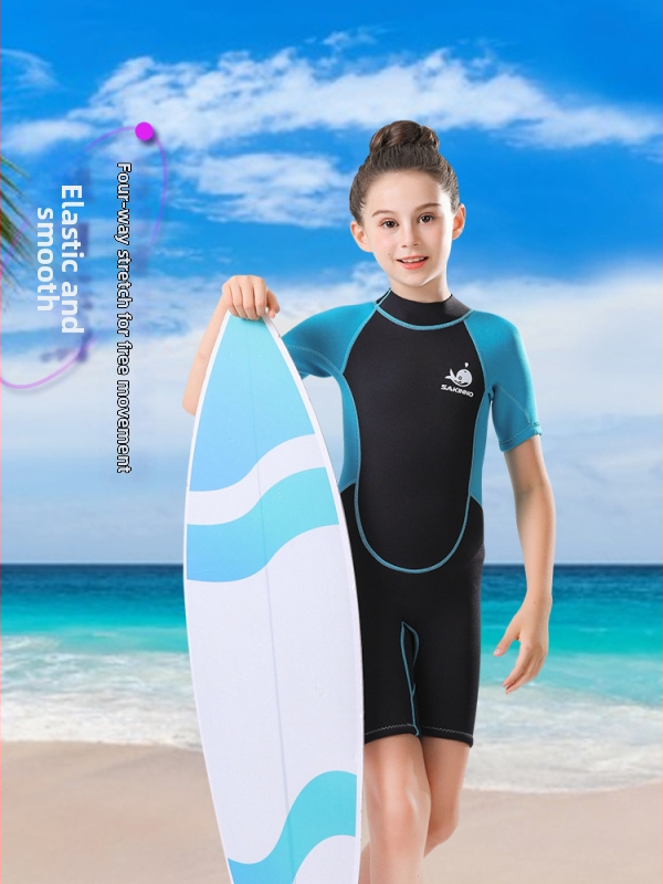 Dječji 2,5 mm SCR neopren wetsuit za ronjenje i plivanje, s visokouelastičnim najlonskim materijalom, za sve sezone