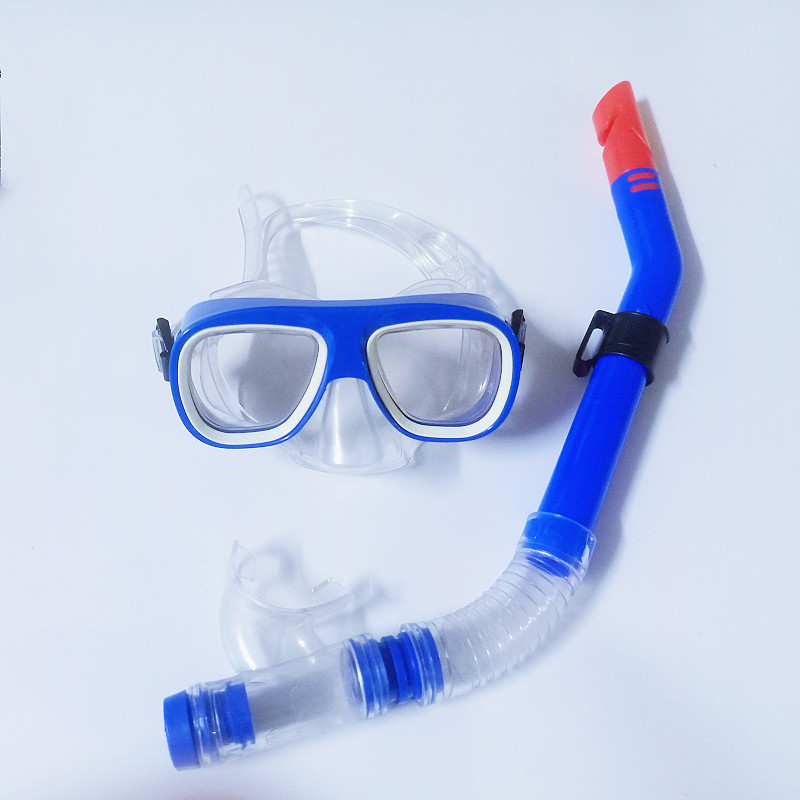 Dječji set PC maska za ronjenje i polusuh snorkelj za plivanje