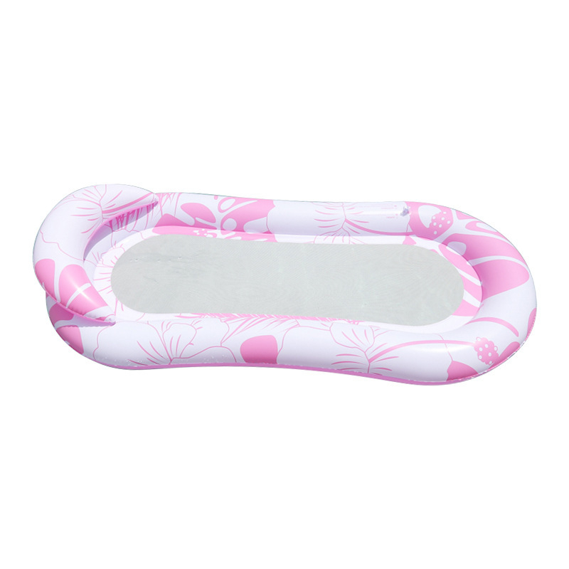 Naduvani hamak s uzorkovanom mrežom – vodeni ležaljka za vodu, prijenosno za vanjske uvjete (Ekološki PVC • Marka: Senyoubao • Kod proizvoda: Patterned hammock)