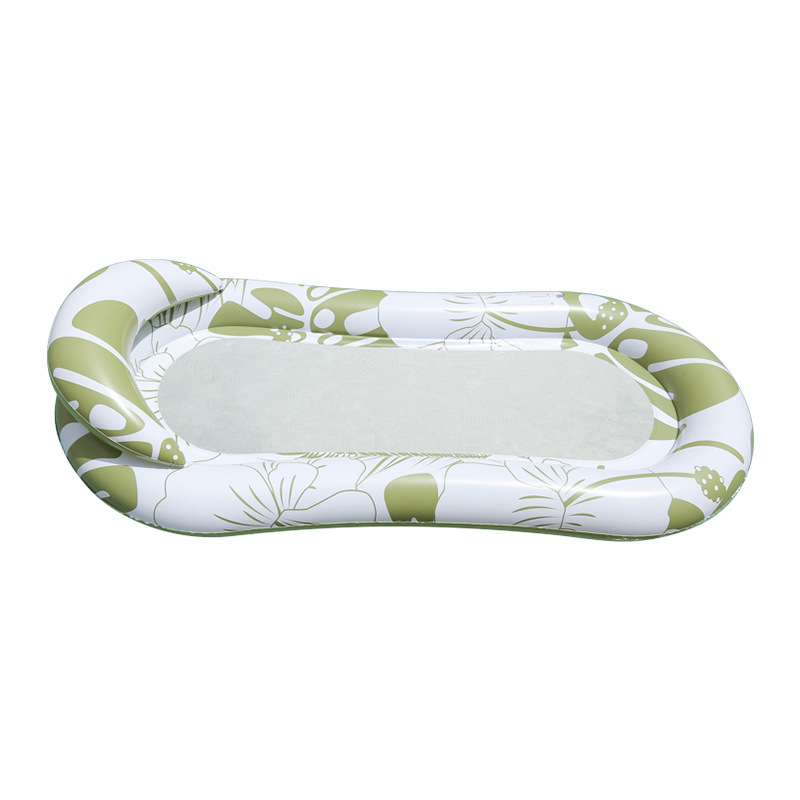 Naduvani hamak s uzorkovanom mrežom – vodeni ležaljka za vodu, prijenosno za vanjske uvjete (Ekološki PVC • Marka: Senyoubao • Kod proizvoda: Patterned hammock)