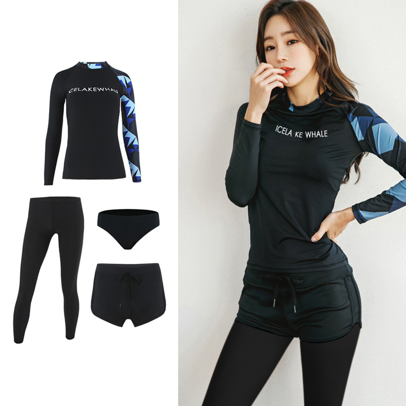 Unisex dvodijelni Rash Guard set od najlona, brzo sušenje – za ronjenje, snorkanje i surfanje, odrasli